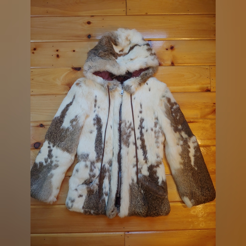 Rabbit Fur Childrens Jacket